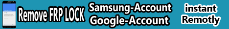 all samsung frp remove , google account,samsung account instant remotly